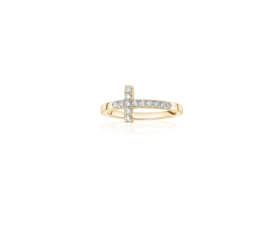 The HORIZON CROSS RING