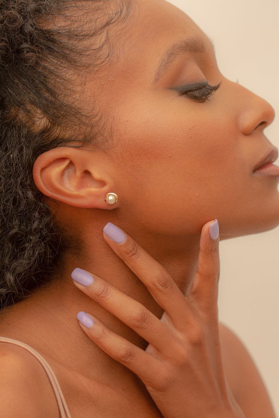 Twisted Pearl Studs