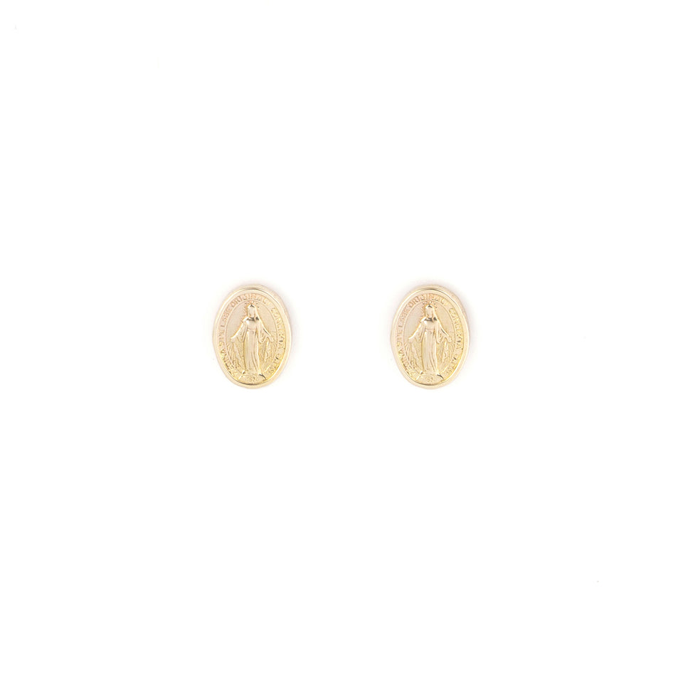 Miraculous Mary Stud Earrings