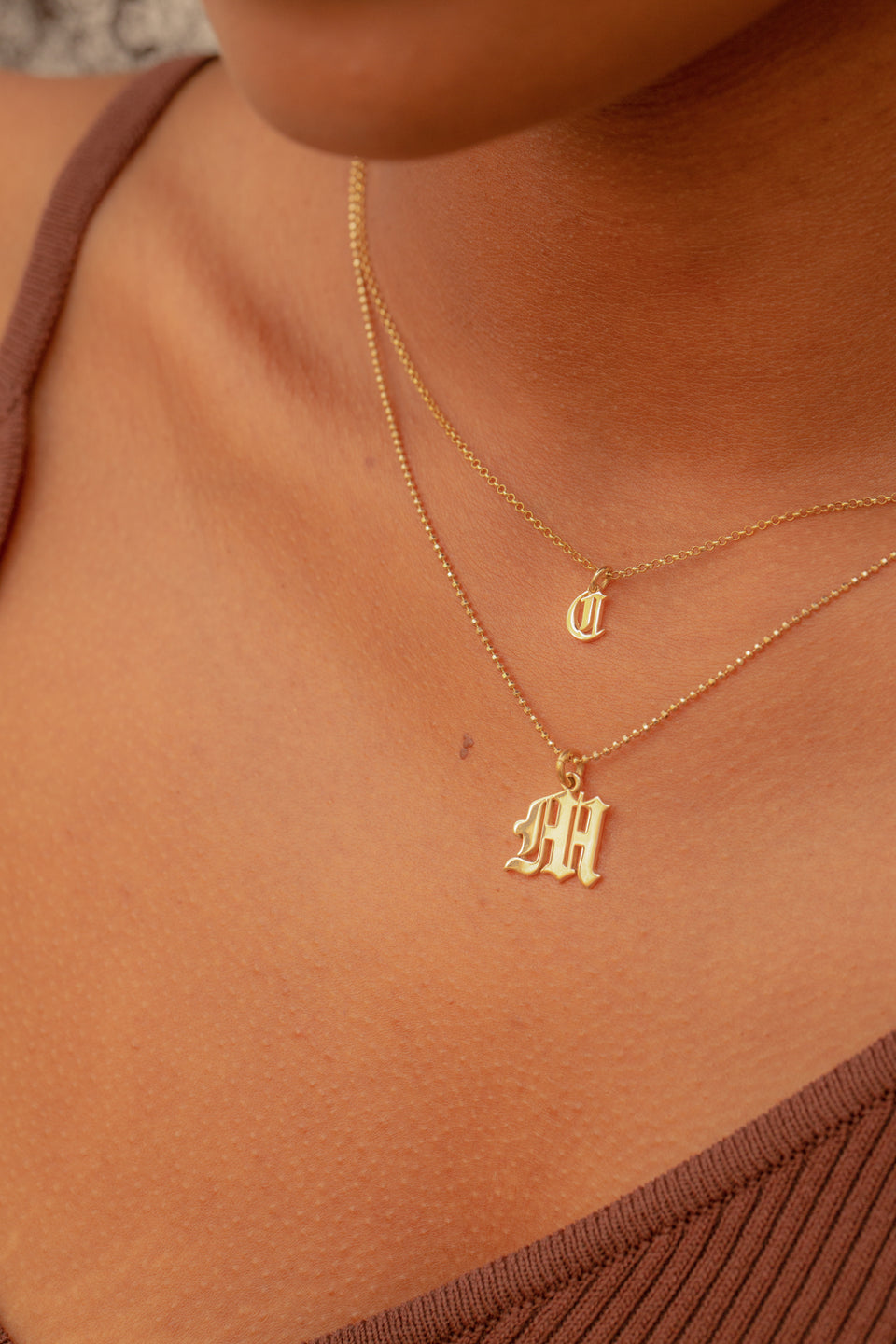 Baby Initial Necklace