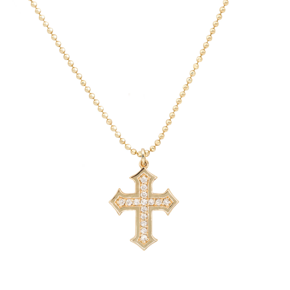 Mathilda Diamond Cross Necklace