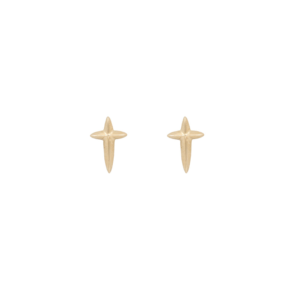 Pointed Cross Studs
